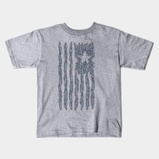 America Feather Flag Kids T-Shirt